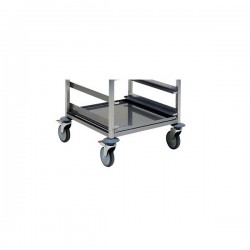 Lekbak voor regaalwagen RVS | 50x50xH2cm